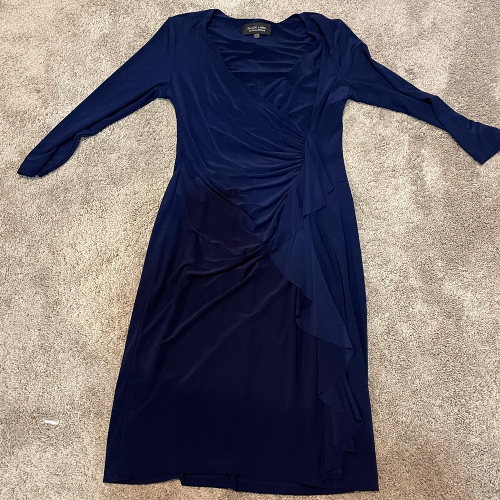 Evan Picone Dress in Navy